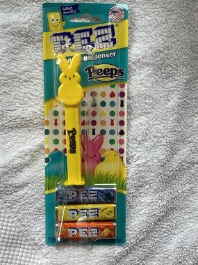 PEZ Peeps Yellow Easter Bunny Dispenser